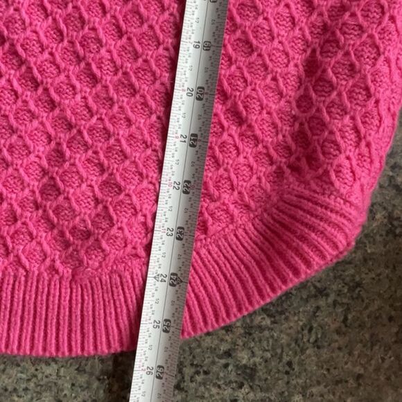 St. John's Bay Pink Crew Neck Sweater Textured Knit Design Women XL Acrylic - Picture 10 of 10